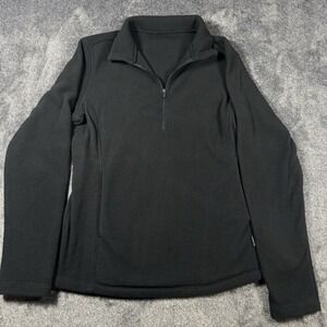 Baleaf Womens S Black Fleece Pullover Running Jogging Sweater Kangaroo Pocket